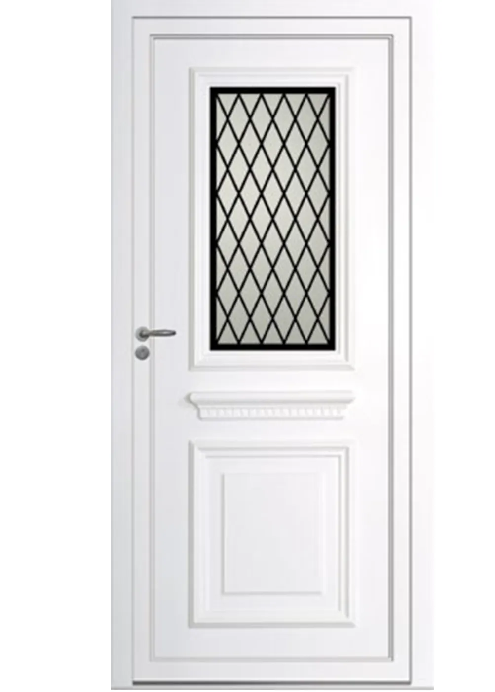 Porte d'entrée PVC permanentes EDIMBOURG VP006