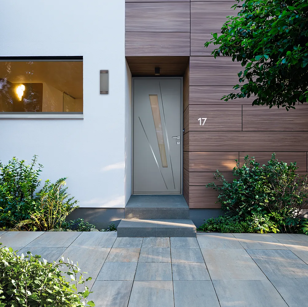 Visuel ambiance porte d'entrée acier 85mm EVANEA BIPA