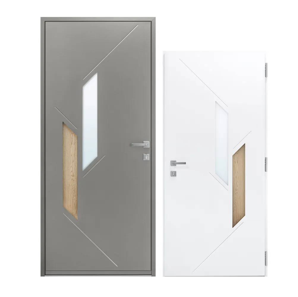 Porte d'entrée Acier 85 mm - MARBREA