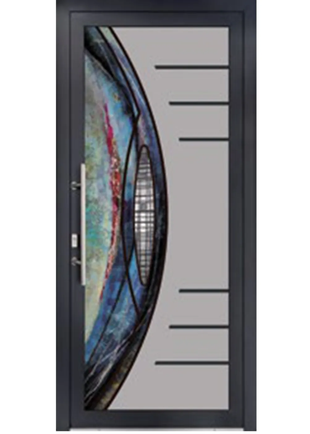 Porte d'entrée PVC BIPA