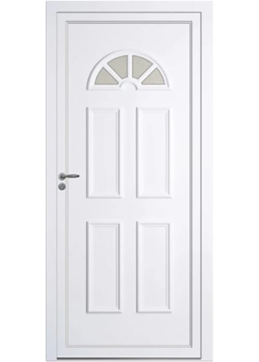 Porte d'entrée PVC permanentes SANDRINGHAM 1GB
