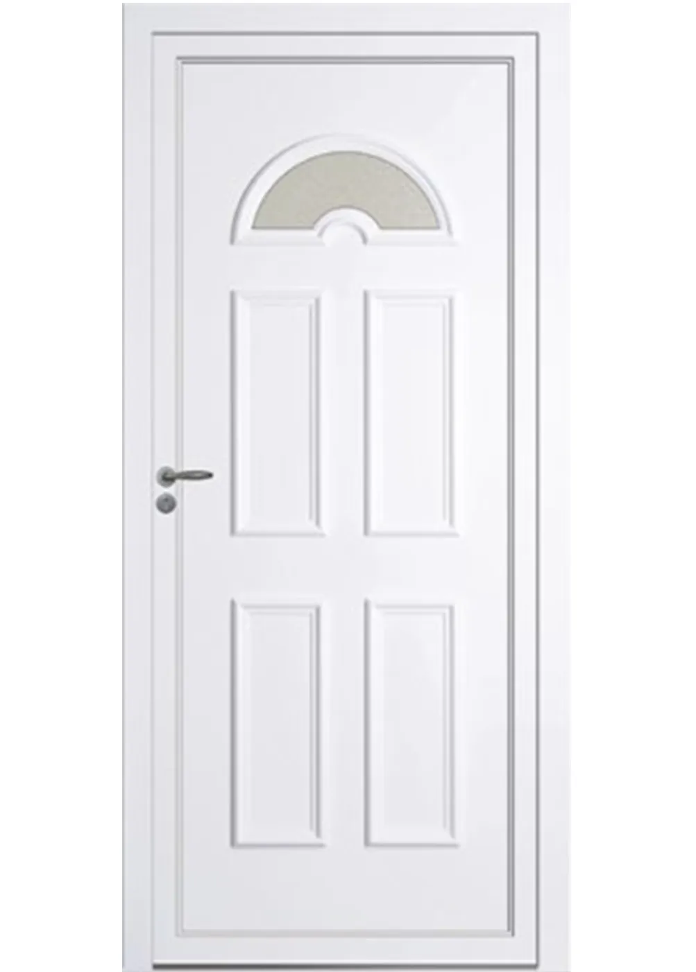 Porte d'entrée PVC permanentes SANDRINGHAM 1 | BIPA