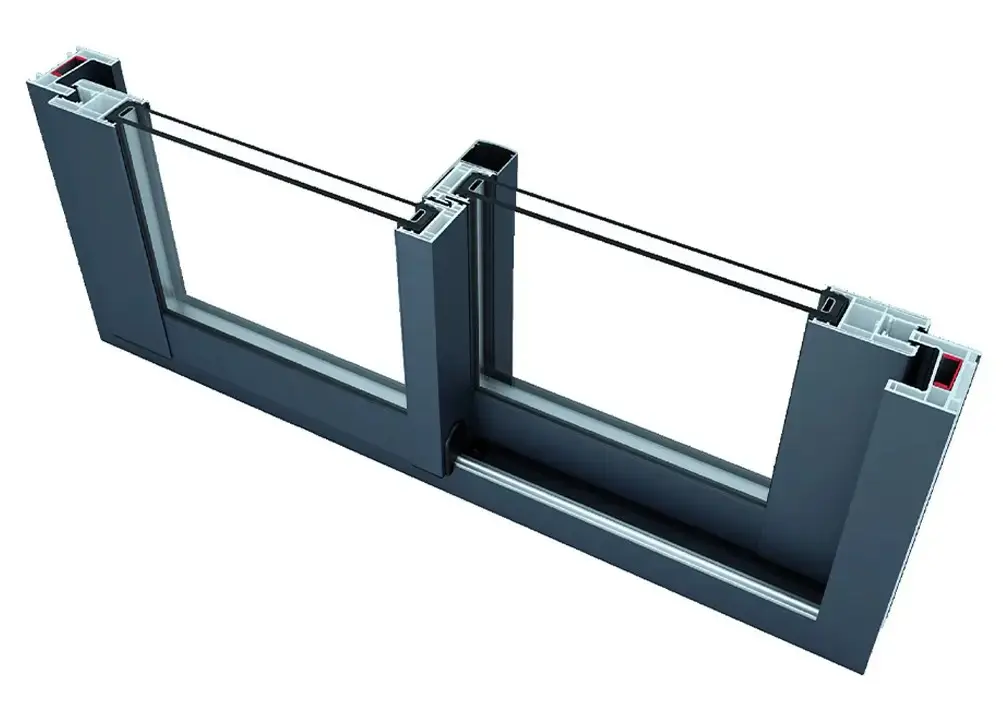 coupe baie coulissante en pvc BIPA